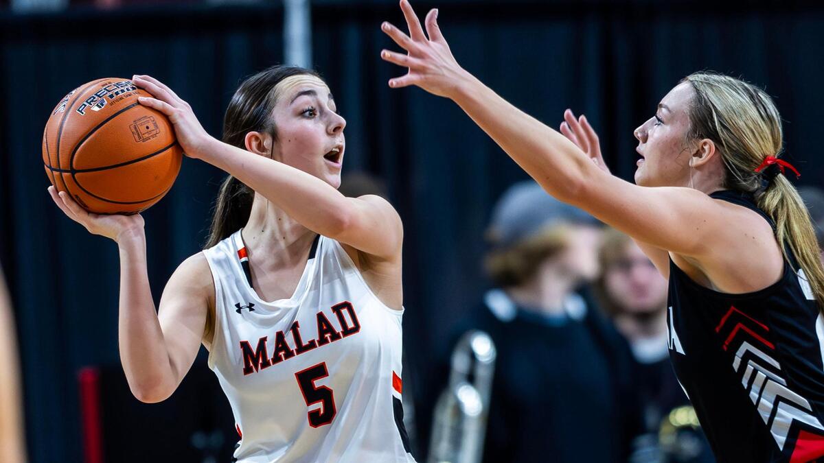 Malad guard Brynnlee Jones, left, returns looking to lead the Dragons back to the state championship game.