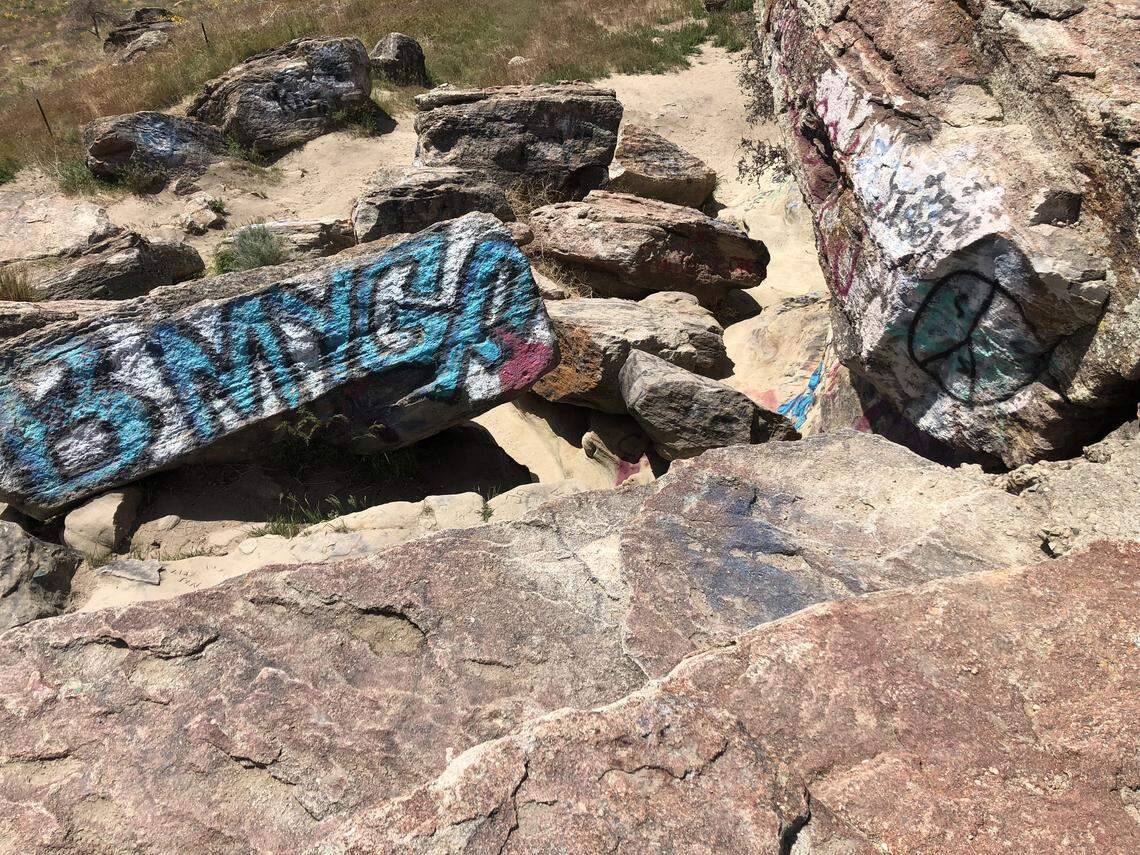 Garbage and graffiti have been a problem at Table Rock for years.