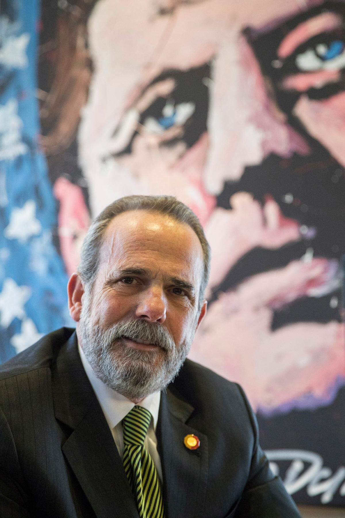 Eric Danziger posed for a portrait in his office at Trump Tower in New York in February 2017. Danziger worked as CEO for Trump Hotels for five years before leaving to become CEO of Boise-based Braintree Group.