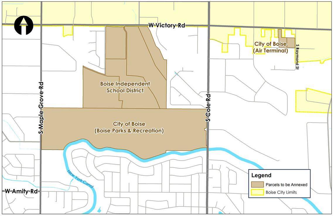 The Murgoitio parcel is the segment owned by the city of Boise. An annexation proposed in June would include the 160 acres of Murgoitio land, the bordering Boise School District land and a small piece of airport property that lies outside city limits. Later, city officials began to consider broadening the annexation to include more than 10 square miles of Southwest Boise.
