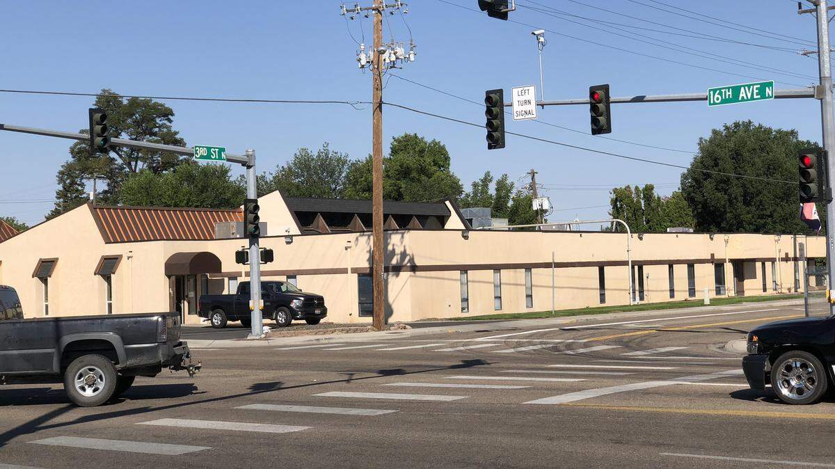 A fatal car crash occurred early Saturday morning at the intersection of 16th Avenue North and 3rd Street North in Nampa. Police were pursuing a truck; the truck hit a passenger car, killing both occupants of the car, according to ISP. This photo was taken later Saturday.