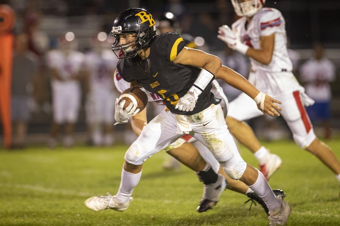 Former receiver Keegan Croteau will move to quarterback for Bishop Kelly.