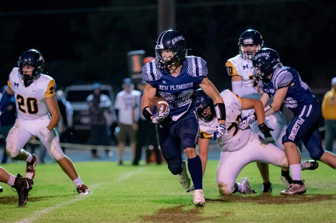 New Plymouth senior Payton Travis was voted the 3A WIC Offensive Player of the Year by the league’s coaches.