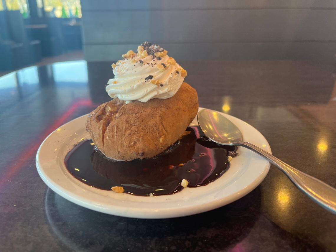 Westside Drive In’s potato ice cream was created by Chef Lou Aaron, who also brought finger steaks to the establishment