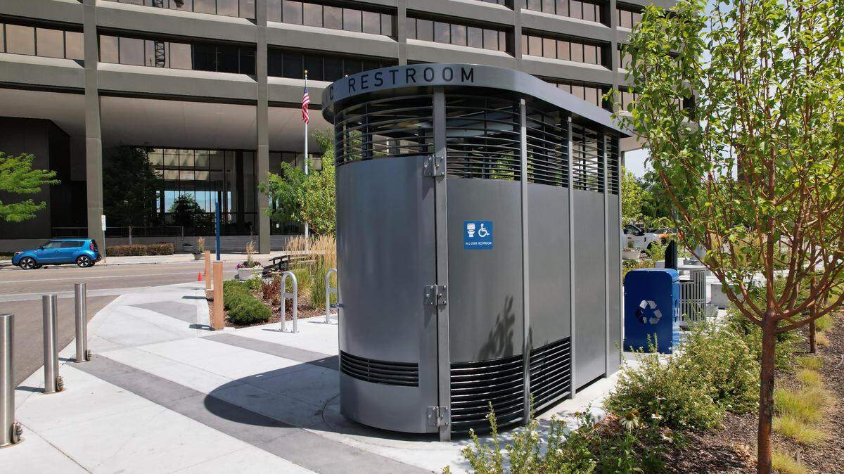 The Wichita City Council has voted to buy and install two “Portland Loos,” like this one in Boise, Idaho, at a cost of $531,000.