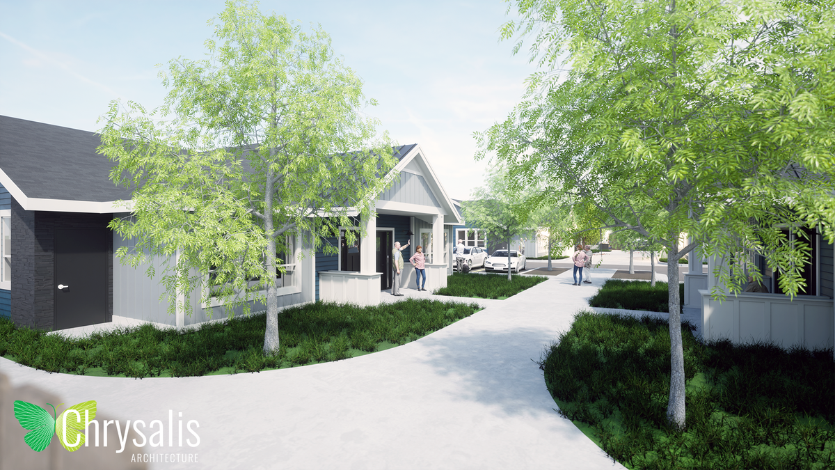About a mile of walking path is included in the redevelopment plan, the architect of the project said. Residents worry about their safety and the impact that traffic will have on the community. The new public street would connect Tucker Road and 36th Street.