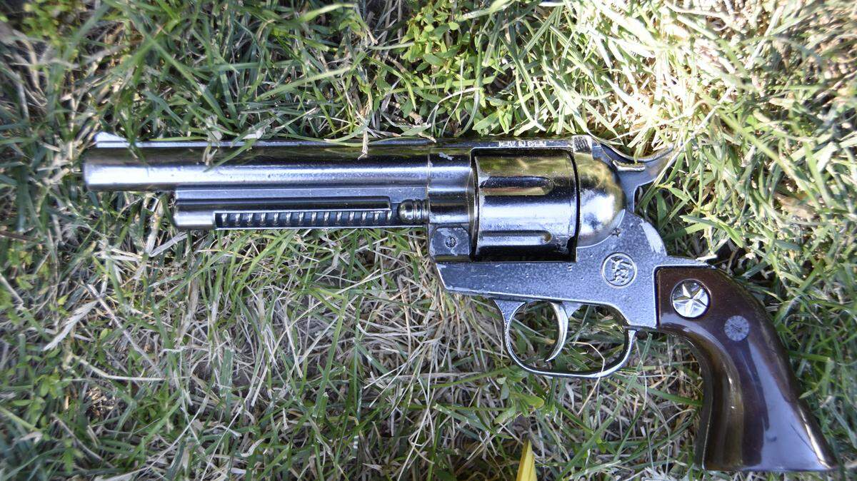 A Meridian man was shot and killed by police on June 23 after brandishing this replica revolver.