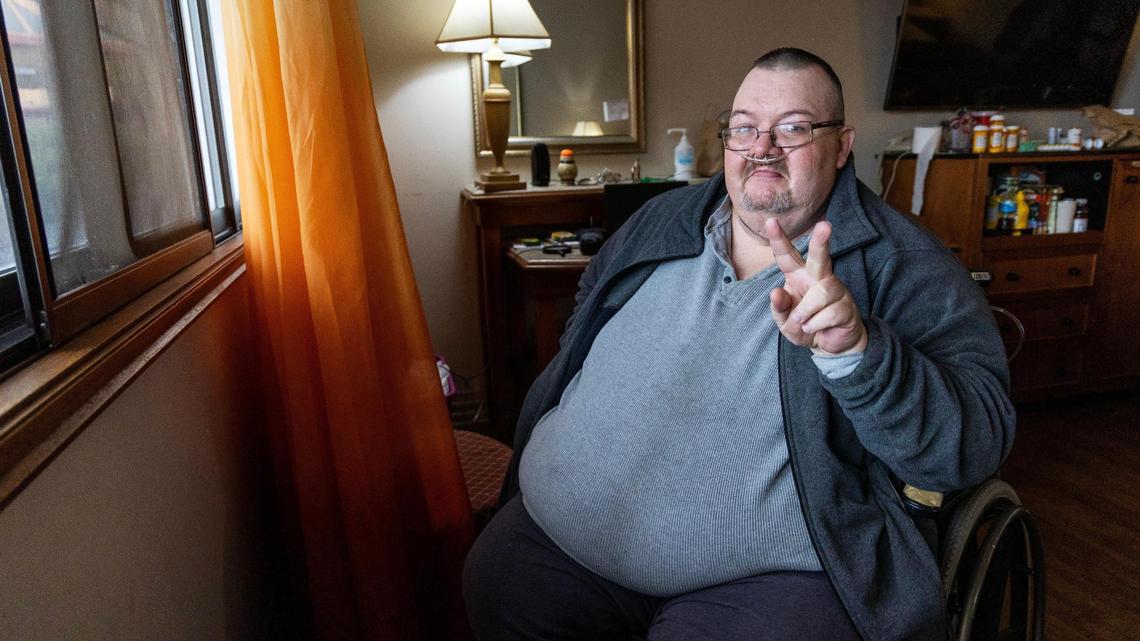 In 2023, Jimmy Coonce was a resident at the Red Lion hotel through a partnership with Boise’s Interfaith Sanctuary. Coonce needed medical care that would be impossible to provide at an open-dorm shelter.