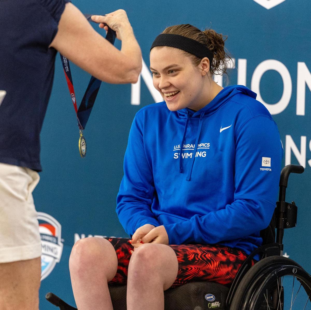 Katie Kubiak won gold in the women’s 50 backstroke and 50 butterfly on Friday at the 2025 U.S. Paralympics Swimming National Championships at the Idaho Central Aquatic Center in Boise. Her 50 butterfly time set a world record.