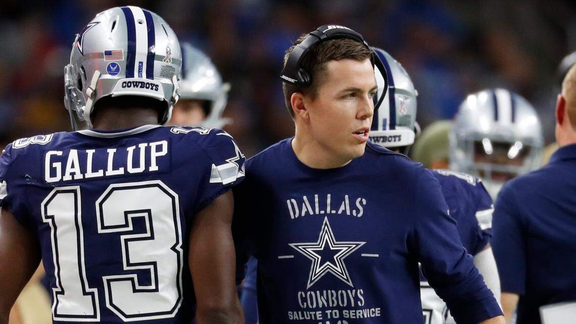 Former Boise State quarterback Kellen Moore has been the offensive coordinator for the Dallas Cowboys since 2019. He is on the College Football Hall of Fame ballot for the second year in a row.