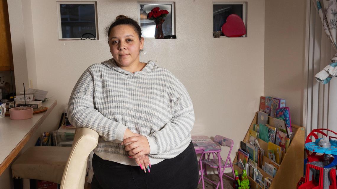 Avalon Hardy is a mother to six children. Thoughts of her daughters’ future motivated her to protest the event in June 2022.