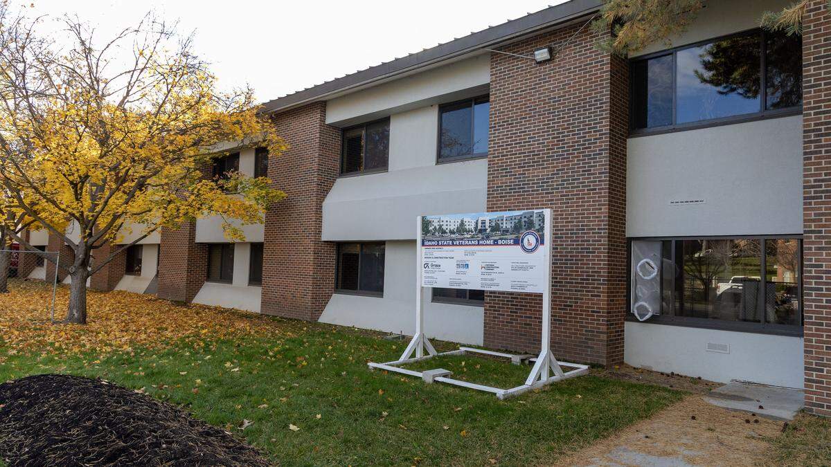The east wing of the Idaho State Veterans Home in Boise is already being prepared for demolition to make room for a new building.
