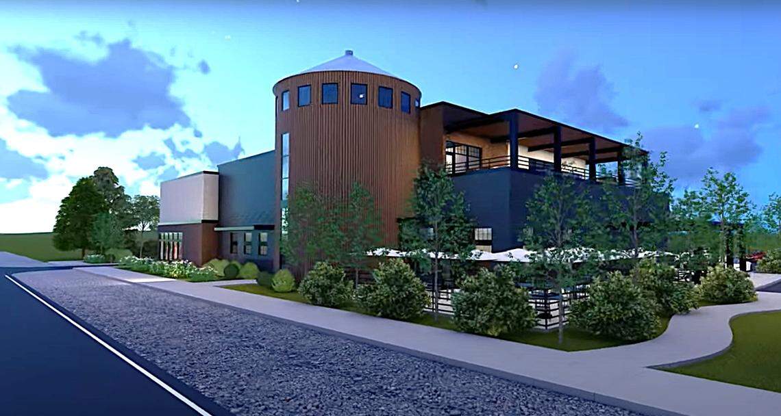 An architectural rendering of Anderson Prime Steakhouse.