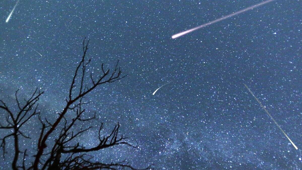 The Perseid meteor shower streaks across the summer sky in 2015. This weekend, you can catch the Lyrids which look more like fireballs.
