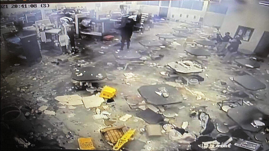 Fights, fire, chaos, a busted-down wall: Inside the Idaho prison disturbance in April