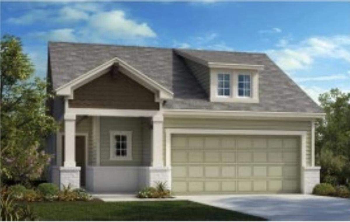 The homes in the Prairiefire subdivision would look similar to this house, the developer said.
