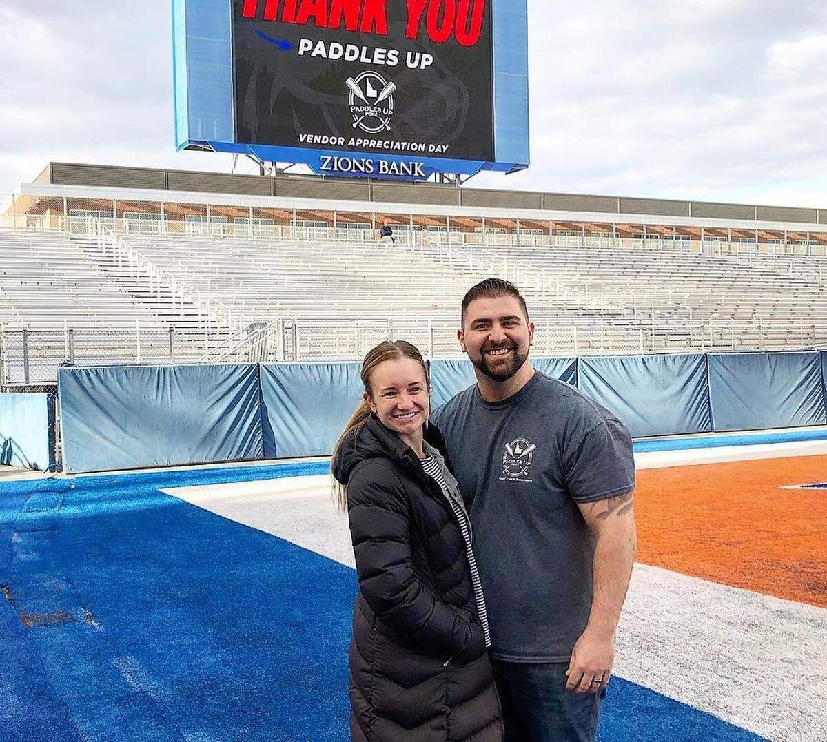 Paddles Up Poke owner Dan Landucci and his wife, Laura, are both BSU graduates.