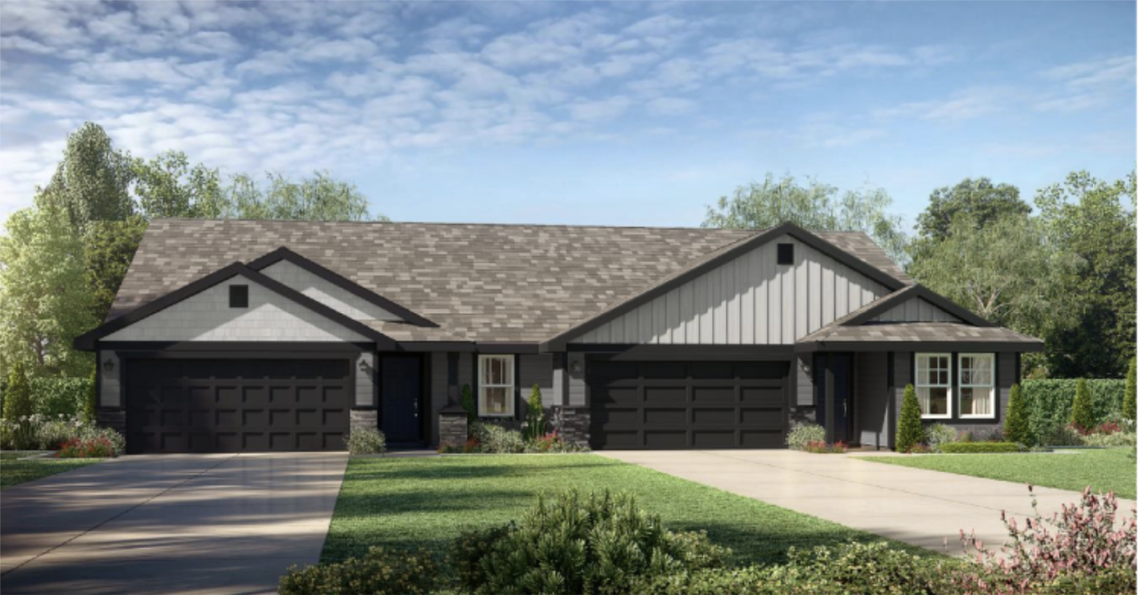 A rendering of one of the possible duplexes in the proposed Prescott Ridge subdivision.