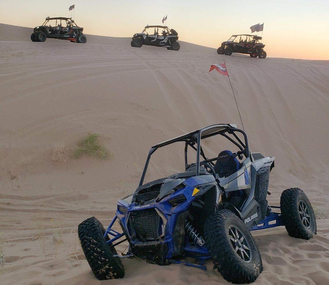 At Camp RZR, an annual event in the desert east of San Diego, drivers have a chance to tear across the dunes. Even there, RZR mishaps have occurred