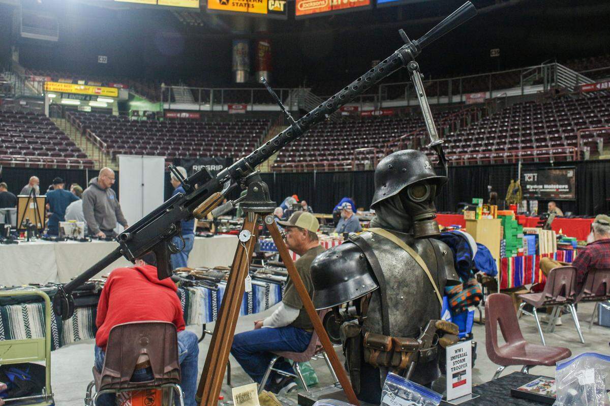 The Great Idaho Gun Show hosted some exhibitors with functioning artifacts from conflicts around the world. 