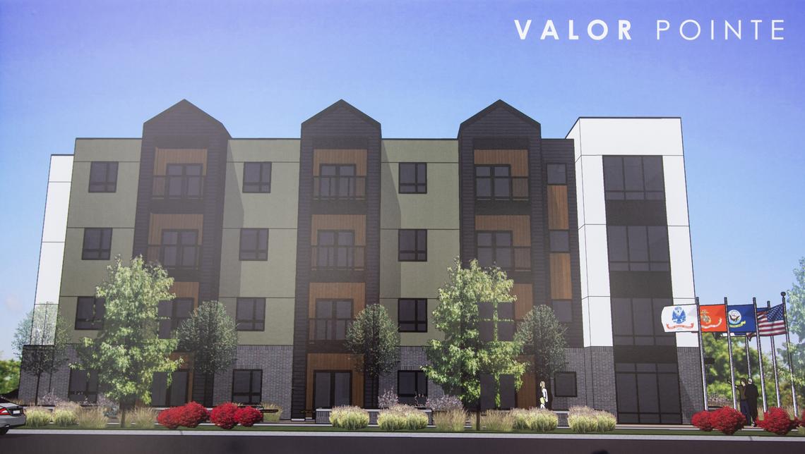 Valor Pointe, at 42nd and State streets, is a supportive housing project for veterans.