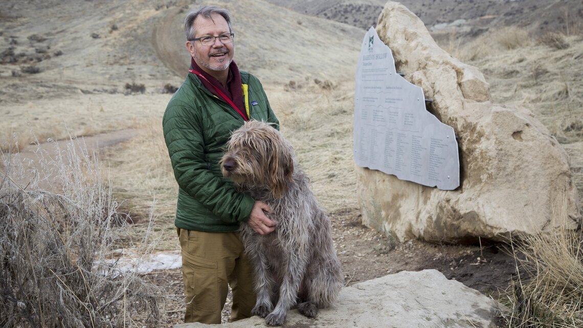 The Boise Foothills trails were a ‘dump’ before him. Now he leaves a legacy in his wake