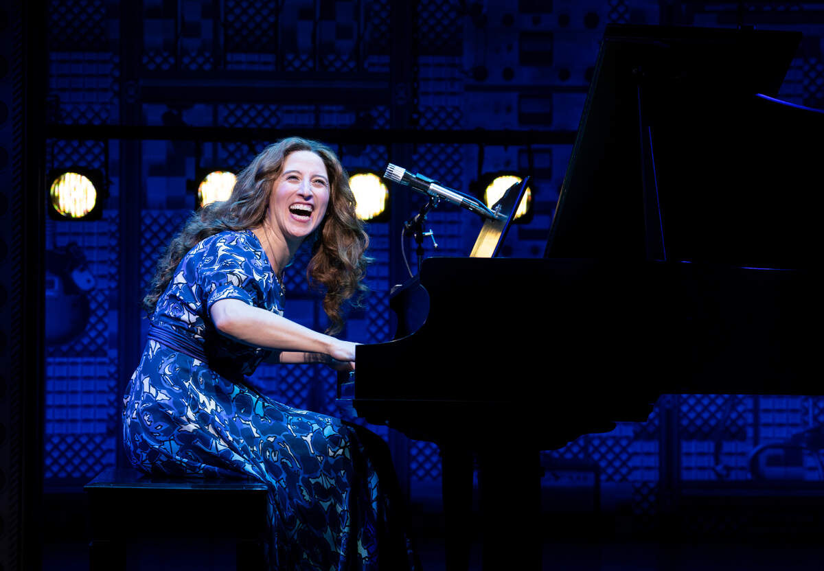 Sara Sheperd as Carole King in “Beautiful: The Carole King Musical” as part of the Morrison Center’s 2022-23 season.
