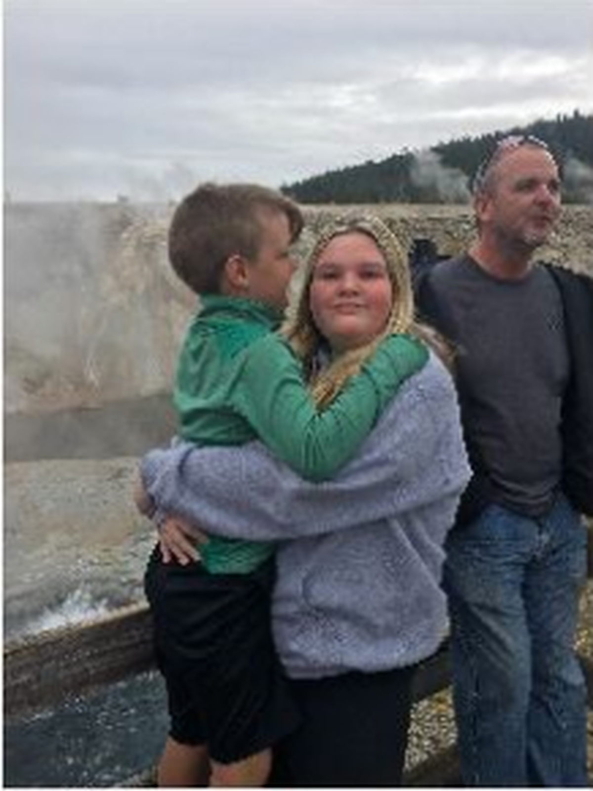 This photo includes Tylee Ryan, 17, JJ Vallow, 7, and their uncle Alex Cox in Yellowstone National Park. It was one of the last times the children were seen.