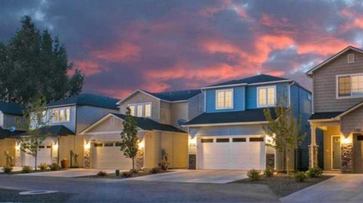 A rendering of what homes in DevCo LLC’s 34-unit Movado subdivision in Meridian would look like. The subdivision would be built a quarter-mile south of East Overland Road on the west side of South Cloverdale Road.