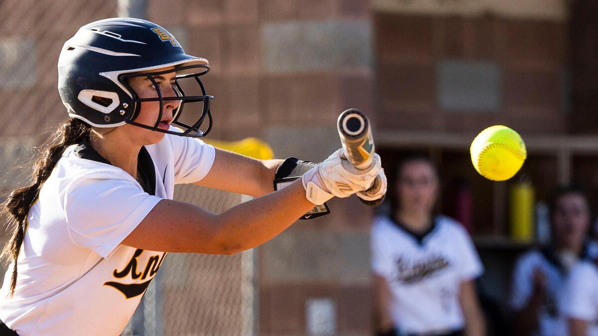 Bishop Kelly junior Bella Rausch was one of four Knights votes to the 4A SIC all-conference first team by the league’s softball coaches.