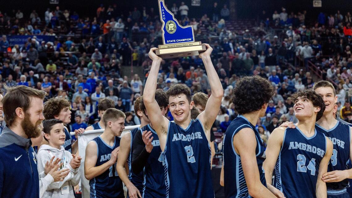 ‘I don’t think we ever doubted.’ Ambrose holds off rival Cole Valley for 2A state title