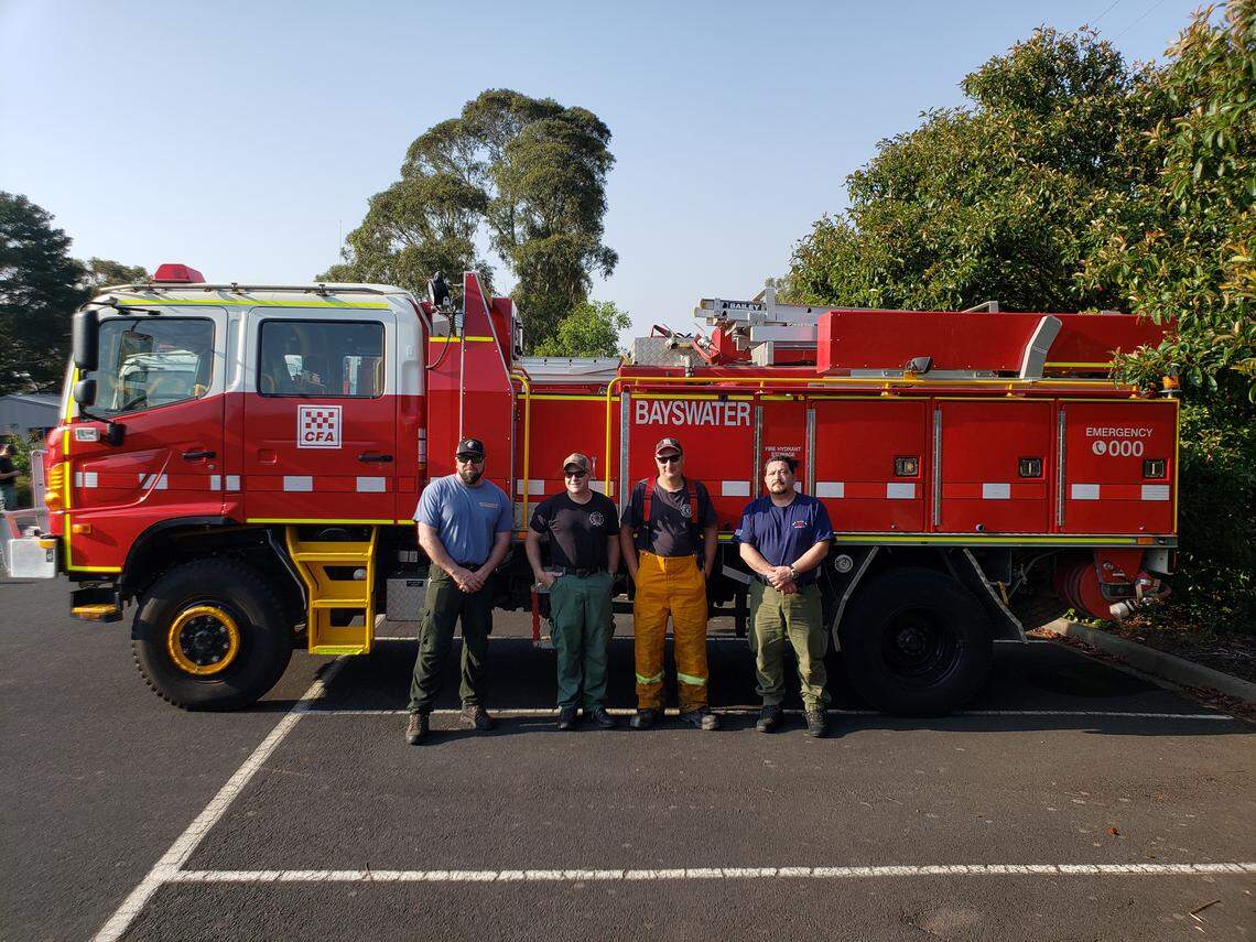 The Idaho Bureau of Land Management tweeted this photo on Monday, Jan. 6, and said Idaho fire personnel “are starting to be assigned to engines alongside Australia firefighting personnel.