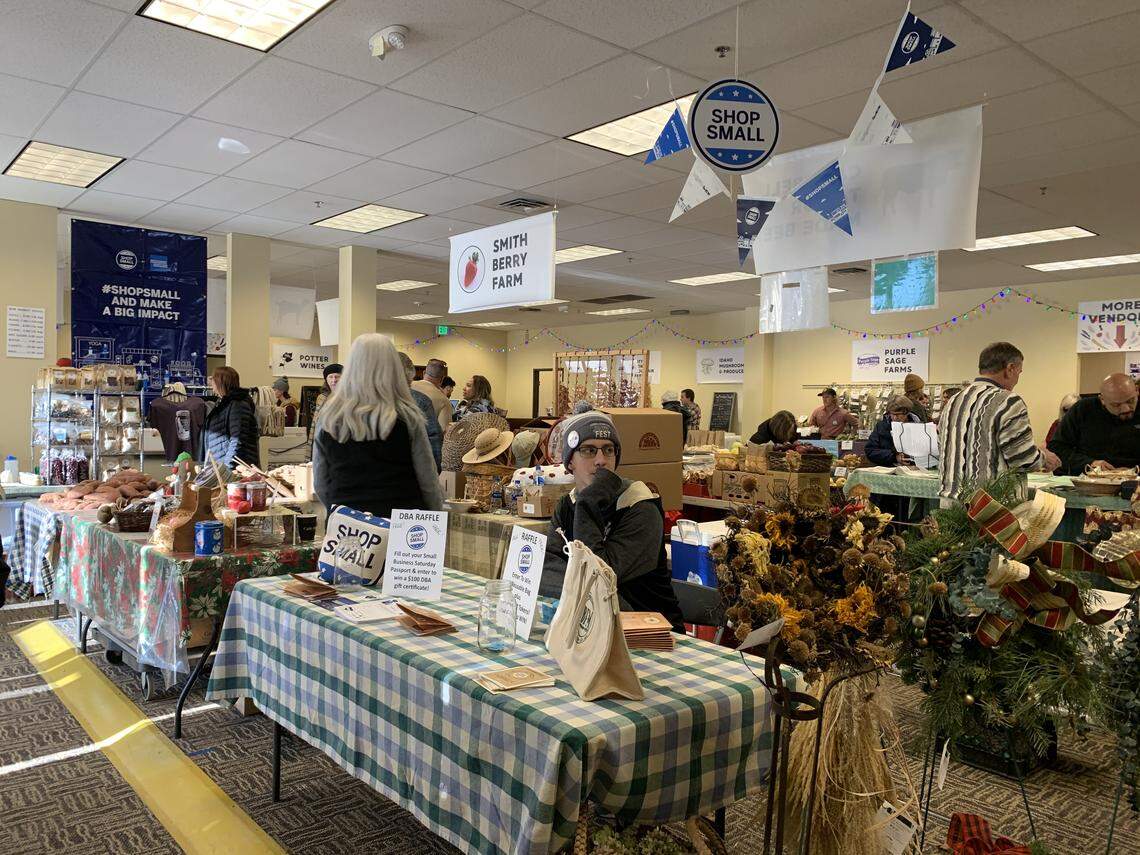 The Boise Farmers Market is full of fresh produce grown locally.