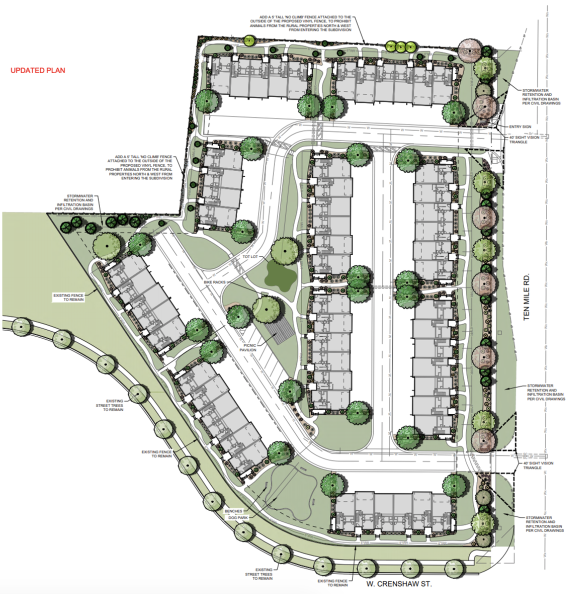 The Athleta subdivision in Kuna would include about 60 attached townhouses. 