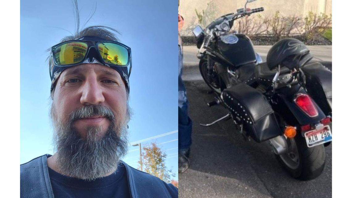 Jason has been missing since Saturday. He was last seen driving his motorcycle, pictured above, on Gowen Road in Boise.