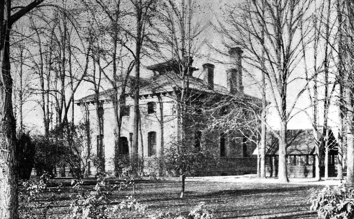 This photo of the U.S. Assay Office, 210 W. Main St., Boise, from around 1900 shows the building without bars on the first-floor windows. The Idaho State Historical Preservation Office will remove the bars as part of a renovation project. Bars on the windows were not original to the building and are believed to have been added sometime around the beginning of the 1900s.
