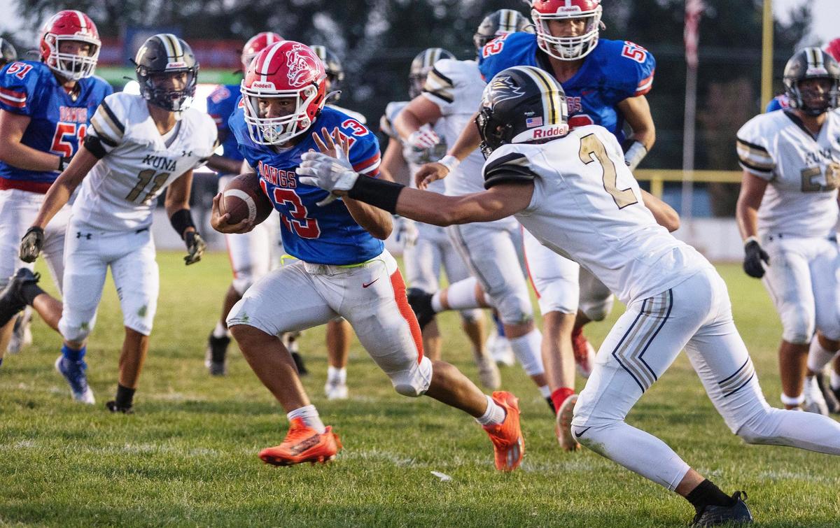 Nampa running back Daniel Carrillo, the leading rusher in 5A, leads the Bulldogs into Eagle on Friday for their toughest challenge yet.