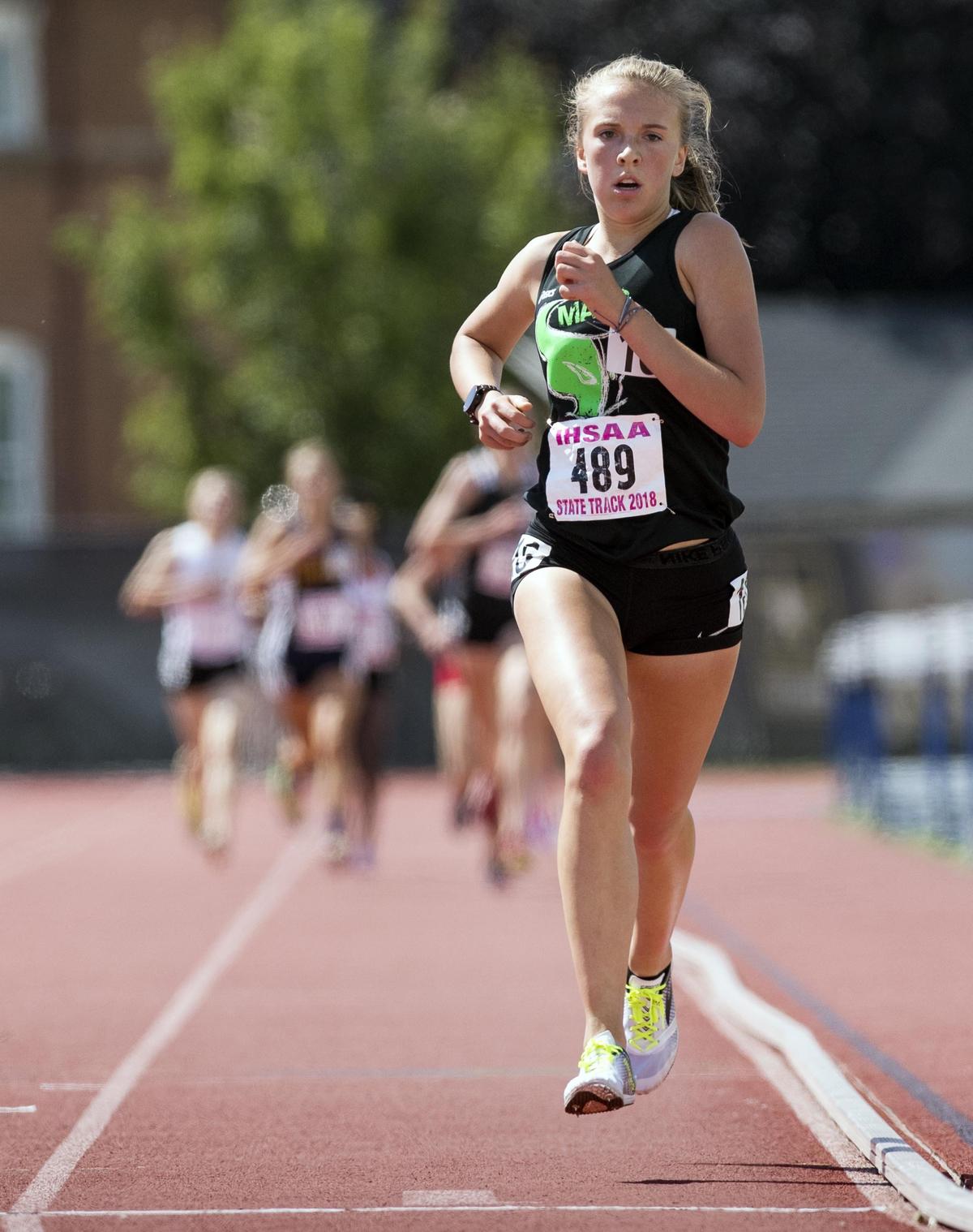 Mountain View's Lexy Halladay enters her junior season with three state cross country titles and four state track gold medals on her resume.