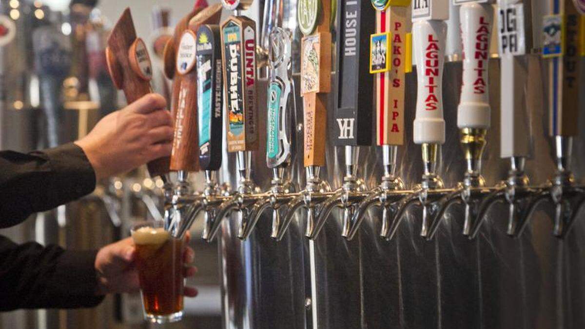 About 130 beers are on tap at Yard House at The Village at Meridian. If you can’t find something you like, you might not be thirsty.