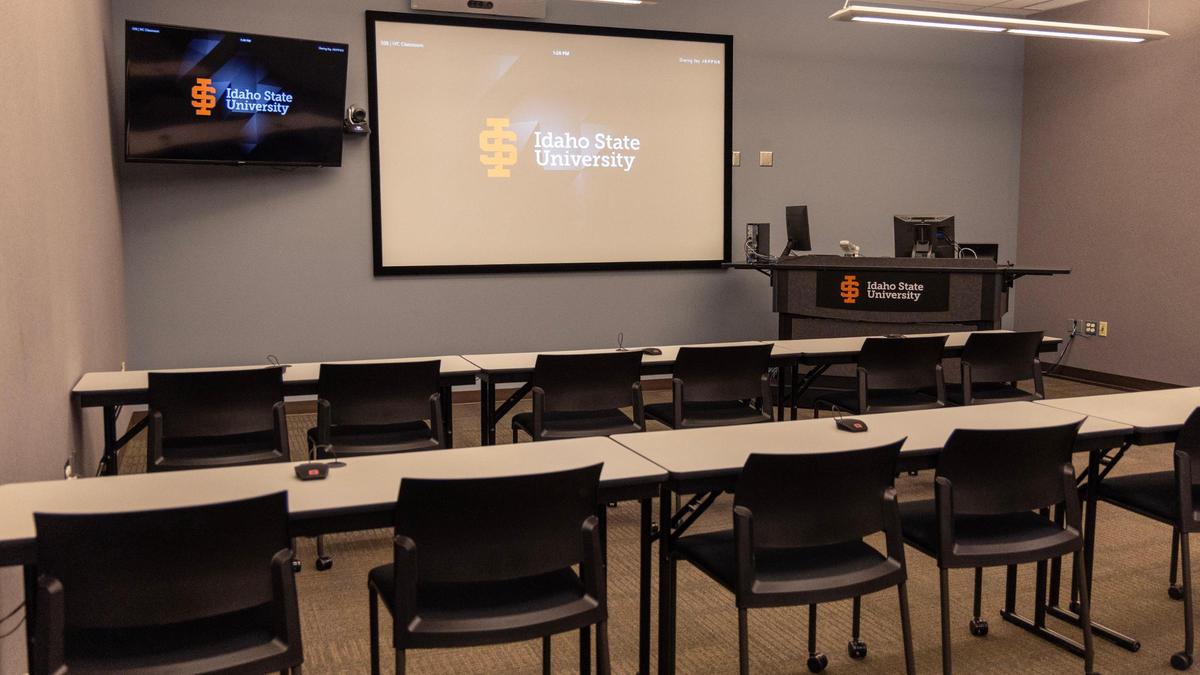 One of several classrooms inside the Idaho State University-Meridian campus.