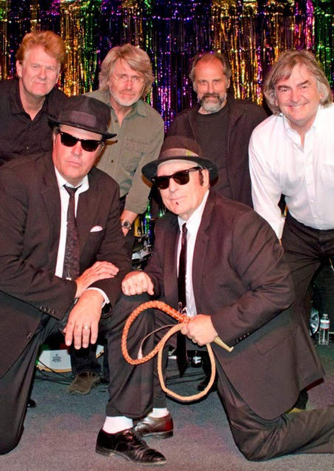 The Blues Brothers Rock ‘N Soul Revue will perform at a farewell party April 9.