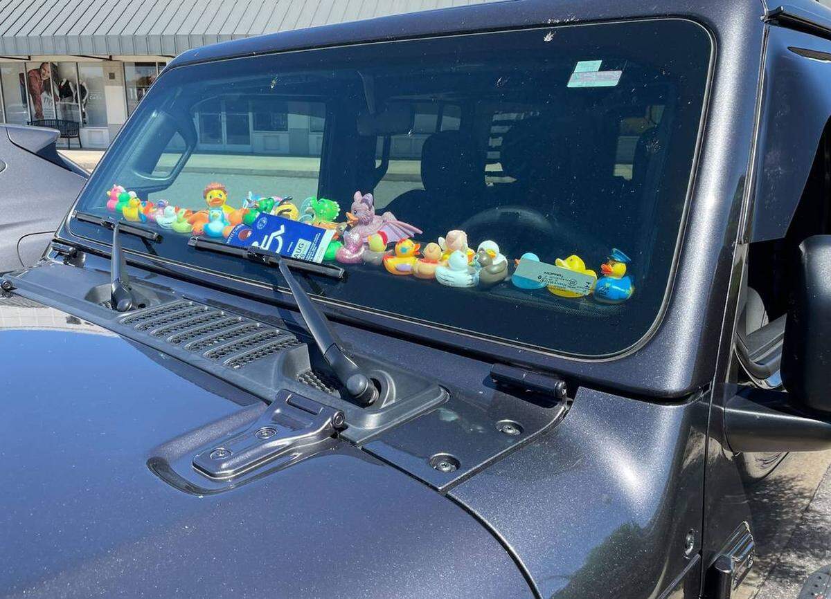 ‘Jeep ducking’ is a popular trend among Jeep owners around the world.