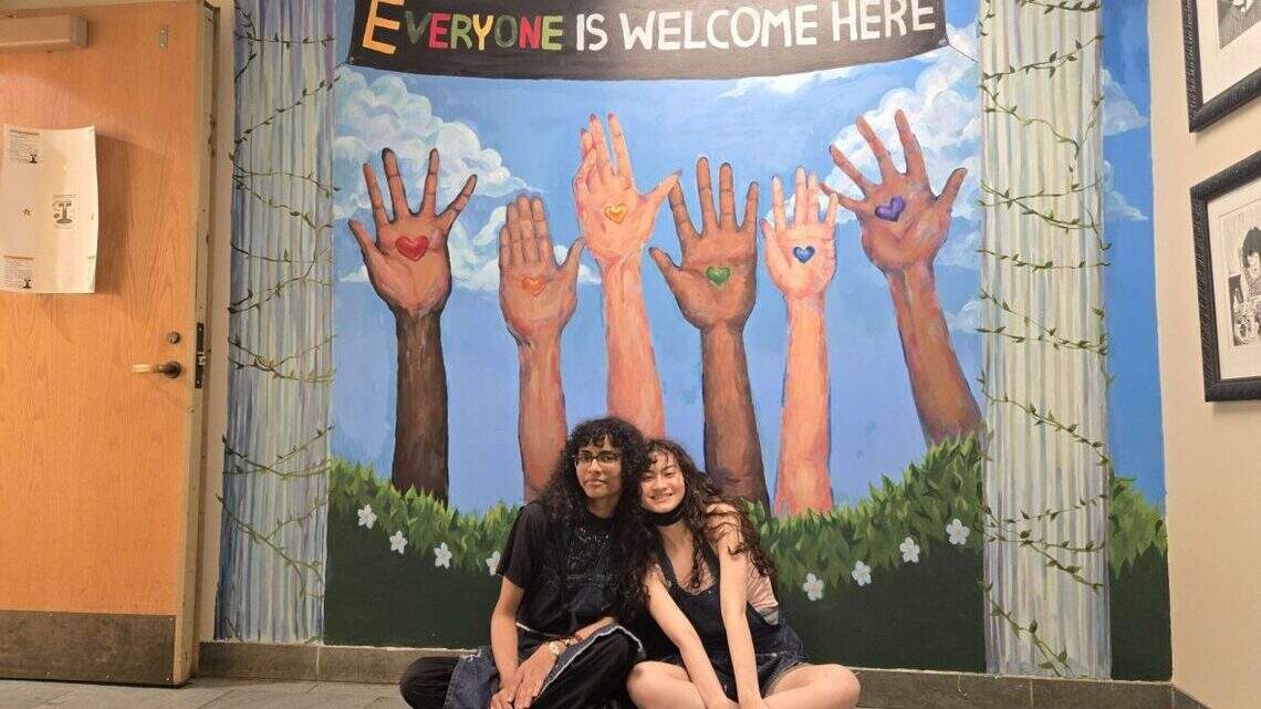 New York school exhibits ‘Everyone is welcome’ mural inspired by Idaho teacher