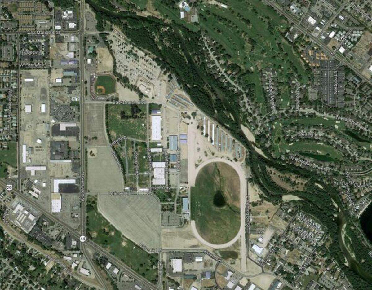 The Expo Idaho property is 247 acres at the intersection of State Highways 20 and 44 in Ada County. An issue with the land is part of it lies on a flood plain, limiting what can be build on it. The Urban Land Institute solved this by suggesting that area become parkland.