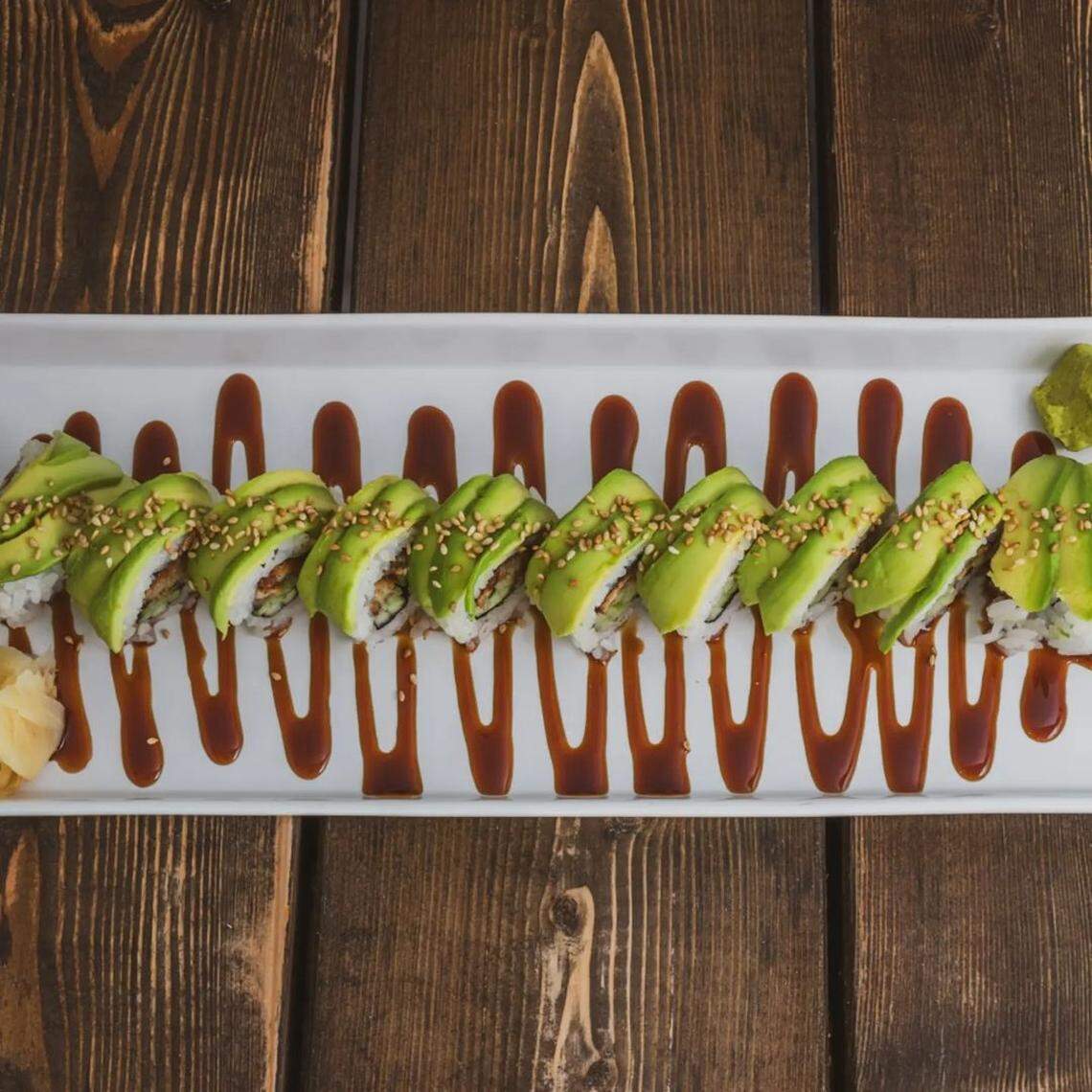 Sushi is the focus at a new restaurant at Collister Shopping Center.