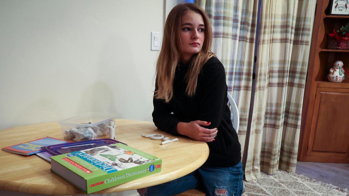 Quinn Nordick, 12, was eventually diagnosed with dyslexia, but finding a reason for her learning struggles, loss of memory and anxiety has been a long journey for her mother, Marji Nordick of Meridian.