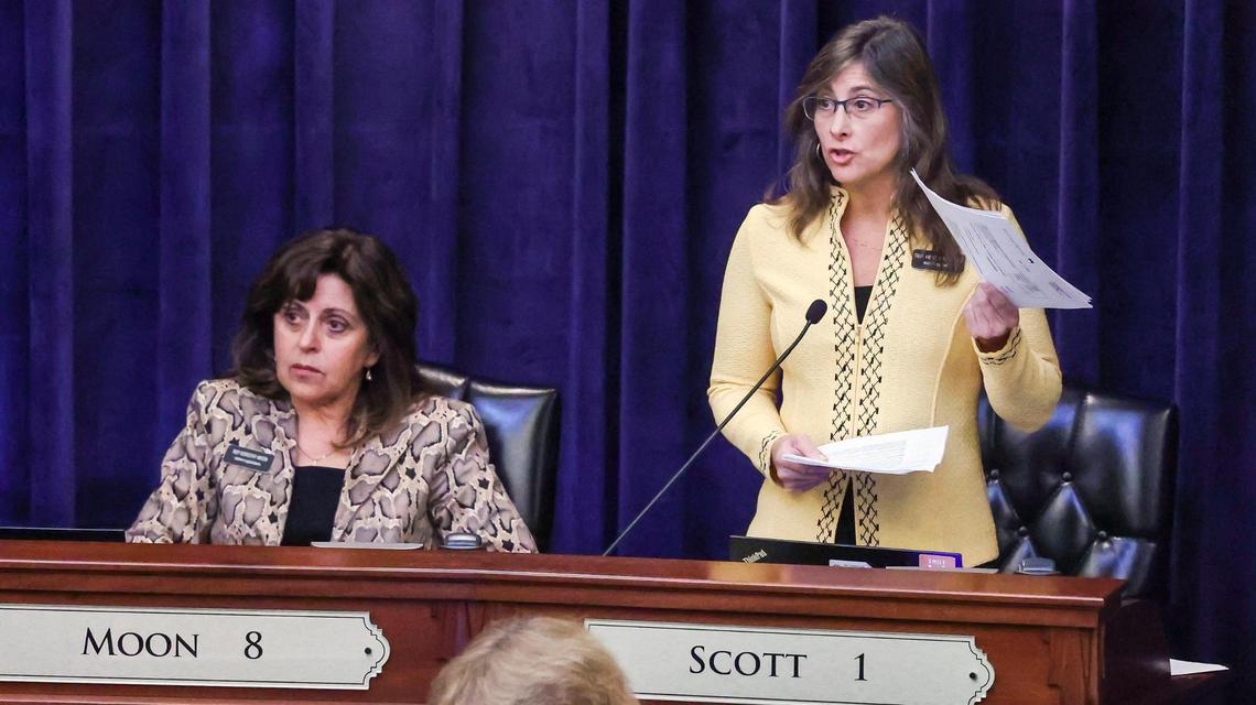 Rep. Heather Scott, R-Blanchard, wanted to expand Idaho’s prohibition on cannibalism.