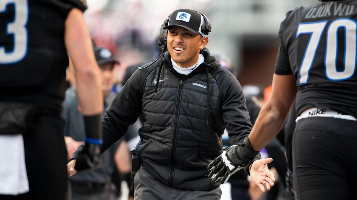 Boise State head coach Andy Avalos collected $35,000 in bonus money after the Broncos’ 20-17 win at Wyoming on Saturday.