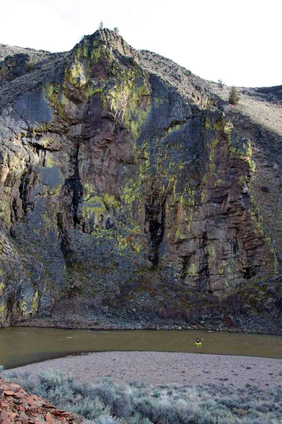 Rafters in the Owyhee Canyonlands travel the same routes used by indigenous people and white settlers hundreds of years ago. The waterway helped shape the iconic rock.