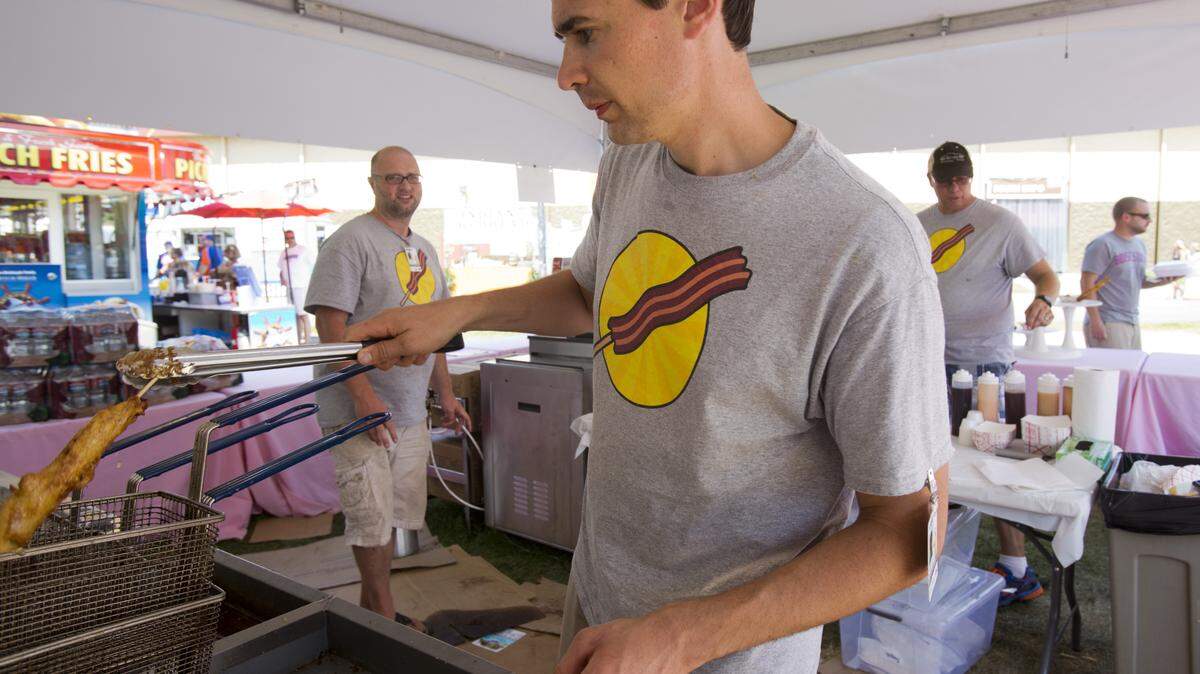 western idaho fair, state fair, garden city, axe women, bacon on